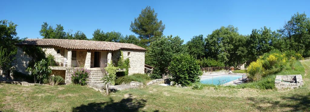 Hotel Lou Caleu Restaurant Le Rocher Des Abeilles Saint-Martin-de-Castillon Luaran gambar