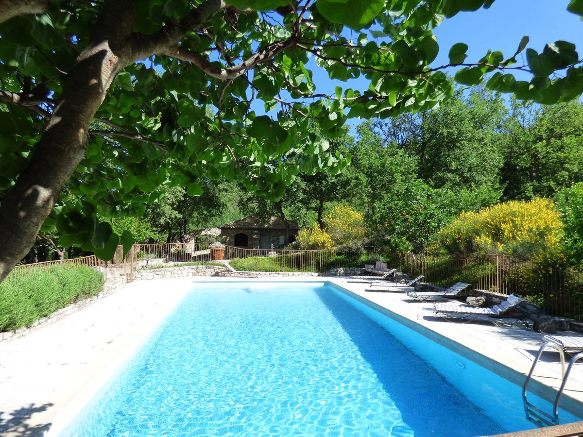 Hotel Lou Caleu Restaurant Le Rocher Des Abeilles Saint-Martin-de-Castillon Luaran gambar